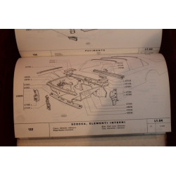 132     CATALOGO PARTI DI RICAMBIO-CARROZZERIA (1°EDIZIONE 1972)