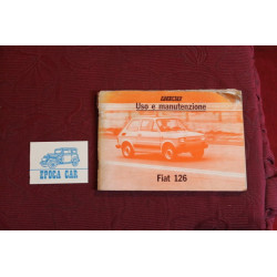 126      USE AND SERVICE BOOK (8°EDITION 1979) cover with little defects