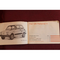 126       LIBRETTO USO E MANUTENZIONE (8°EDIZIONE 1979) copertina un pò rovinata,interno buono.