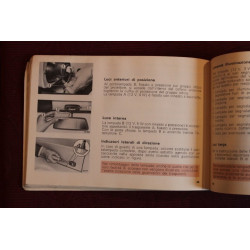 126       LIBRETTO USO E MANUTENZIONE (8°EDIZIONE 1979) copertina un pò rovinata,interno buono.