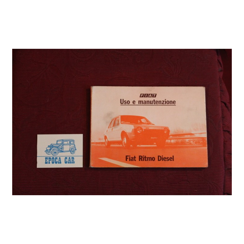 RITMO DIESEL         LIBRETTO USO E MANUTENZIONE (3°EDIZIONE 1980)