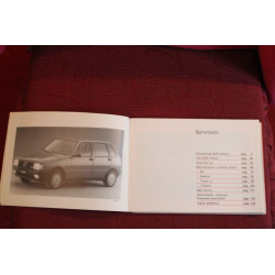 UNO      LIBRETTO USO E MANUTENZIONE (9°EDIZIONE 1989)