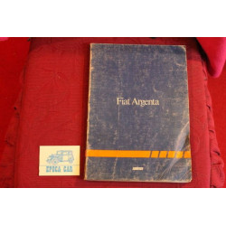 ARGENTA        MANUALE PER OFFICINA (1981) copertina con segni di usura, interno buono.