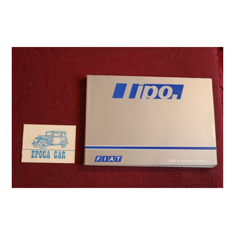 TIPO        USE AND SERVICE BOOK (10°EDITION 1990)