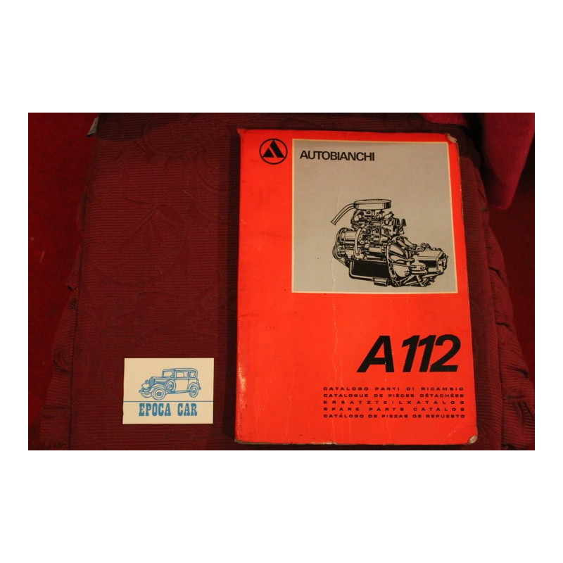 A 112         MECHANICS SPARE PARTS CATALOGUE (1°EDITION 1970)
