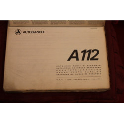 A 112         MECHANICS SPARE PARTS CATALOGUE (1°EDITION 1970)