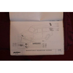 GIARDINIERA TIPO 120        CATALOGO PARTI DI RICAMBIO-CARROZZERIA (1973)