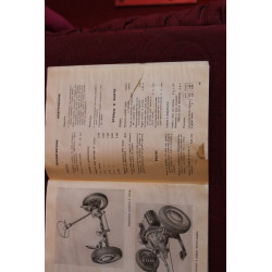 BIANCHINA PANORAMICA        USE AND SERVICE BOOK (15°EDITION 1967)  page 43 with defects (see photo)