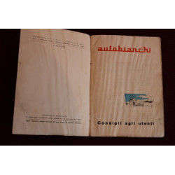 ADVICES TO THE DRIVERS     BOOKLET (9°EDITION 1963)