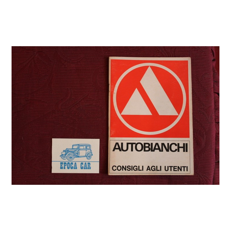 ADVICES TO THE DRIVERS     BOOKLET (17°EDITION 1970)
