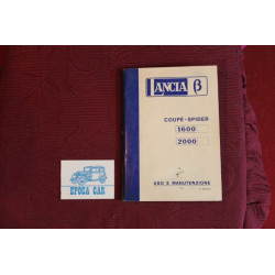 BETA COUPE' SPIDER 1600   2000      USE AND SERVICE BOOK (7°EDITION 1977)