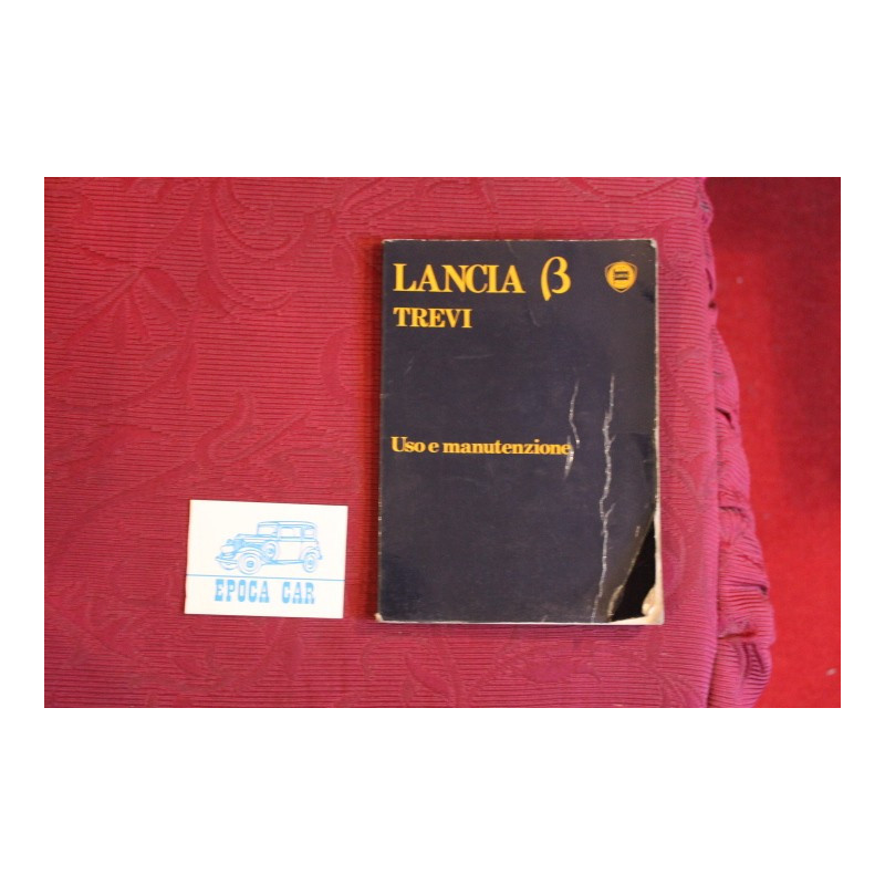 BETA TREVI      USE AND SERVICE BOOK (1980)  cover with defects