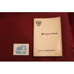 FLAVIA 819       USE AND SERVICE BOOK (1°EDITION 1970 ) last pages with halos, but legible.