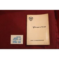 FLAVIA 819       USE AND SERVICE BOOK (1°EDITION 1970 ) last pages with halos, but legible.