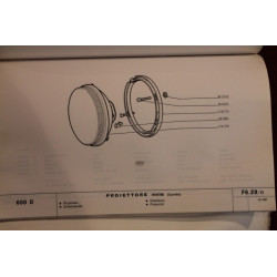 600 D       MECHANICS SPARE PARTS CATALOGUE (1° EDITION 1967)
