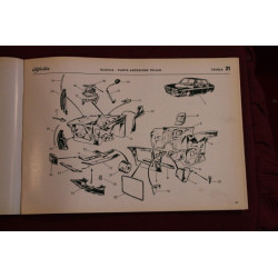 ALFETTA     MECHANICS AND BODY SPARE PARTS CATALOGUE (1972)