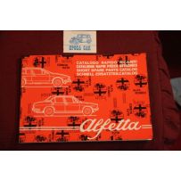 ALFETTA / GT /GTV    CATALOGO RAPIDO RICAMBI (1978)