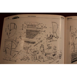 ALFETTA  /GT / GTV     MECHANICS AND BODY SPARE PARTS CATALOGUE (1977)