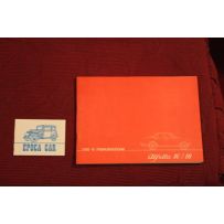 ALFETTA 1600 1800       LIBRETTO USO E MANUTENZIONE  (1979)