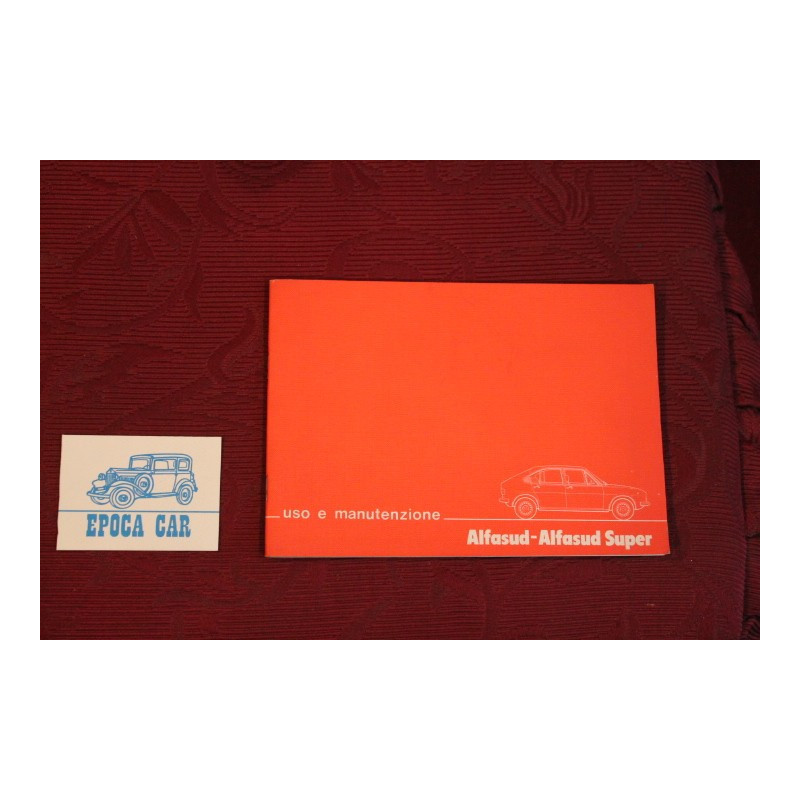ALFASUD SUPER     USE AND SERVICE BOOK (1979)