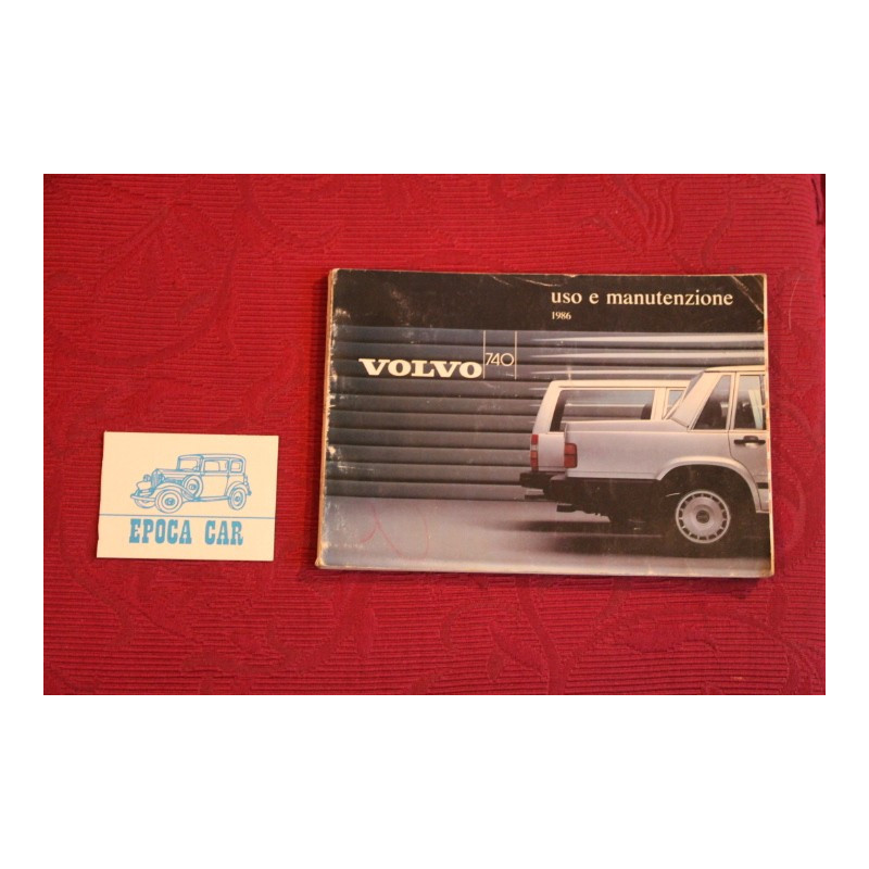 VOLVO 740   LIBRETTO USO E MANUTENZIONE (1976) IN ITALIANO