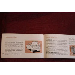 FORD TAUNUS 17 M     USE AND SERVICE BOOK (1962) IN ITALIAN