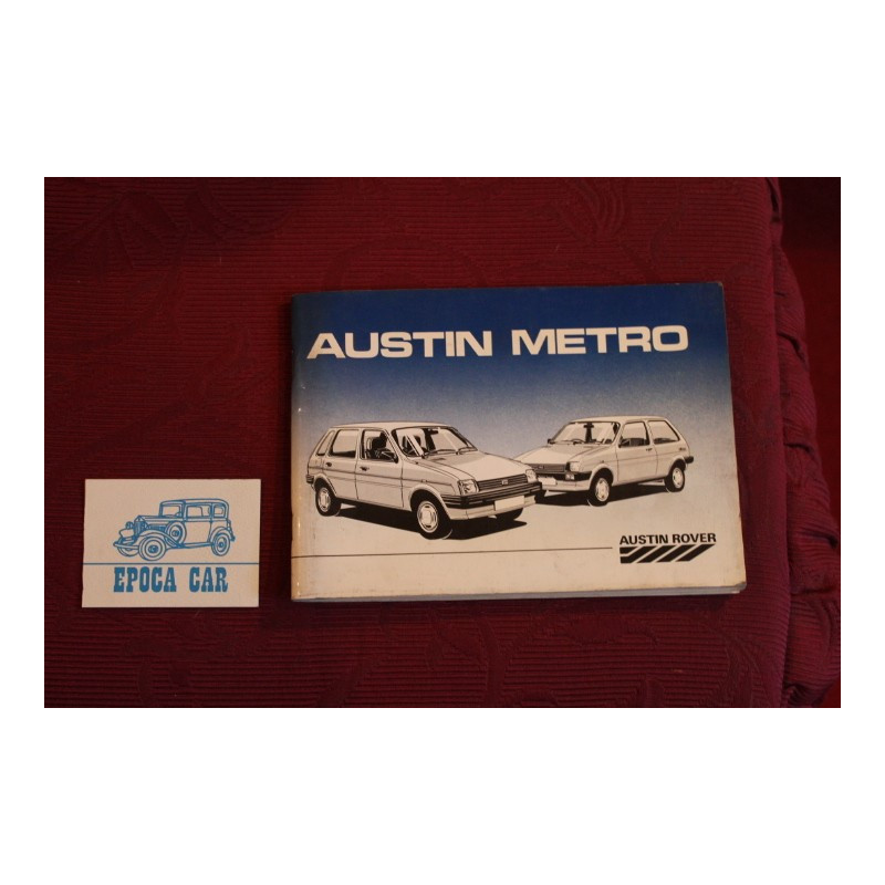 AUSTIN  METRO     USE AND SERVICE BOOK (1985) IN ITALIAN