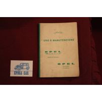 OPEL REKORD E REKORD COUPE'      LIBRETTO USO E MANUTENZIONE (1961) IN ITALIANO