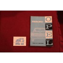 OPEL REKORD    LIBRETTO USO EMANUTENZIONE (1963) IN ITALIANO