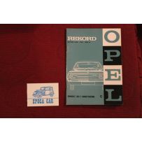 OPEL REKORD      LIBRETTO USO E MANUTENZIONE (1968) IN ITALIANO