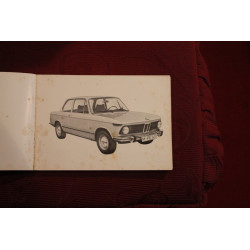 BMW 1505   LIBRETTO USO E MANUTENZIONE (1975) IN ITALIANO