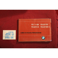 BMW 518 520 525 528i       LIBRETTO USO E MANUTENZIONE (1978) IN ITALIANO