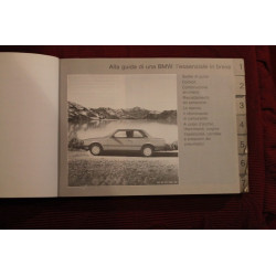 BMW 316 318i 320i 325i      LIBRETTO USO E MANUTENZIONE (1982) IN ITALIANO
