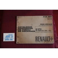 RENAULT FLORIDE E CARAVELL    (CATALOGO PROVVISORIO PEZZI DI RICAMBIO)(1964) MULTILINGUE