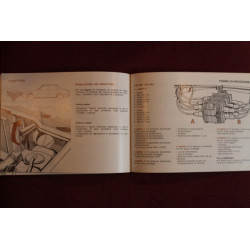 TALBOT SOLARA       USE AND SERVICE BOOK   IN ITALIAN