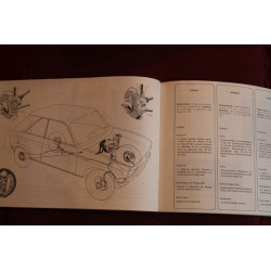 PEUGEOT 104 ZS     DATI TECNICI E CARATTERISTICHE (1975) MULTILINGUE