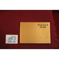 PEUGEOT 604 6v SL    LIBRETTO USO E MANUTENZIONE (1975) MULTILINGUE