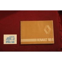RENAULT 18   LIBRETTO USO E MANUTENZIONE   IN ITALIANO
