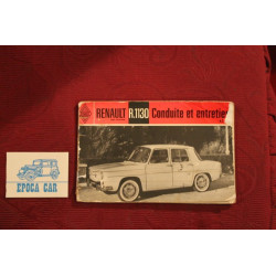 RENAULT  R 1130   CONDUITE ET ENTRETIEN (USE AND SERVICE BOOK) IN FRENCH mediocre condition