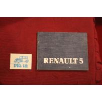 RENAULT 5    LIBRETTO USO E MANUTENZIONE (1985) IN ITALIANO