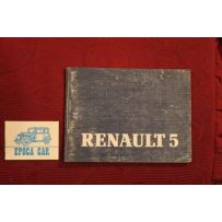 RENAULT 5    LIBRETTO USO E MANUTENZIONE (1985)  IN TEDESCO