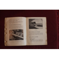 CITROEN DS 19     NOTICE D' ENTRETIEN (USE AND SERVICE BOOK) IN FRENCH   cover a little dirty