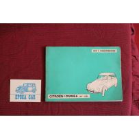 CITROEN DYANE 6    USE AND SERVICE BOOK (1975) IN ITALIAN