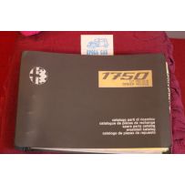 1750 GT VELOCE SPIDER VELOCE    CATALOGO PARTI DI RICAMBIO MECCANICA E CARROZZERIA (1968)