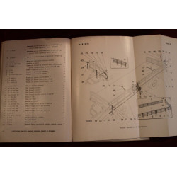 TRAILER WITH THREE AXES   181 T   SPARE PARTS CATALOGUE (1962) good conditions