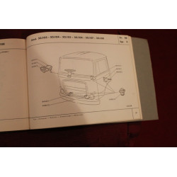 OM 100    BODY SPARE PARTS CATALOGUE (1970) MULTILINGUAL good condition