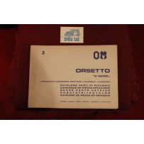 ORSETTO 2° SERIE     CATALOGO PARTI DI RICAMBIO-CARROZZERIA (1971)  ottimo stato