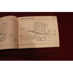 ORSETTO 2° SERIE     CATALOGO PARTI DI RICAMBIO-CARROZZERIA (1971)  ottimo stato