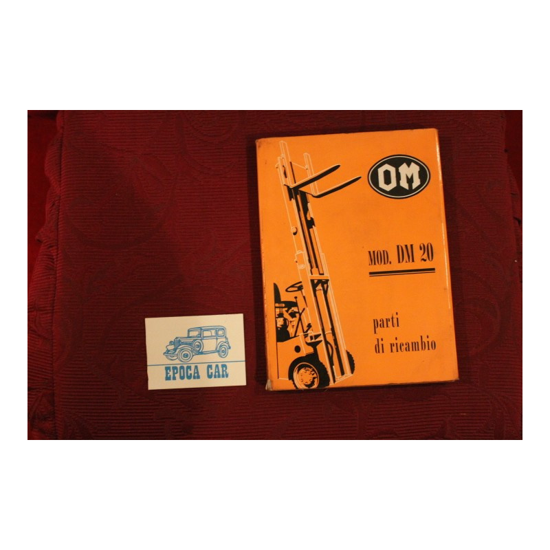 OM  FORKLIFT DM 20   SPARE PARTS CATALOGUE (1962) good conditions