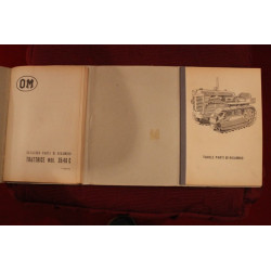 OM  CATERPILLAR  35/40 C  SPARE PARTS CATALOGUE (1° EDITION 1952)